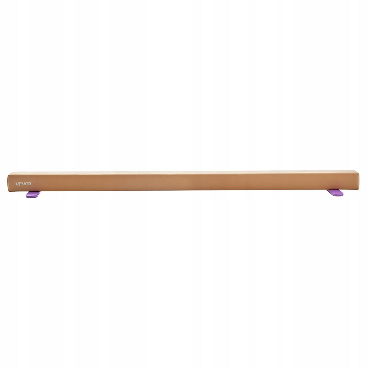 VEVOR FOLDABLE GYMNASTICS BALANCE BEAM 2.4M FOR KIDS STRONG STABLE YELLOW
