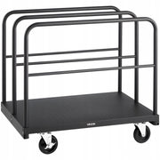 VEVOR 816 KG DOLLY CART 2-IN-1 TRANSPORT TROLLEY WITH SWIVEL CASTERS HEAVY DUTY