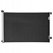 VEVOR RETRACTABLE STAIR GATE 145 CM FOR CHILD AND DOG BLACK STRONG