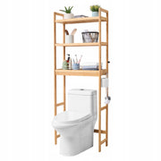 VEVOR OVER-THE-TOILET BAMBOO SHELF 3-TIER ADJUSTABLE STURDY ORGANIZER