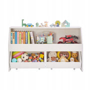 VEVOR CHILDREN'S WOODEN BOOKSHELF WITH STORAGE SPACE