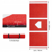 PROFESSIONAL BASEBALL TRAINING MAT VEVOR 300X116 CM NON-SLIP