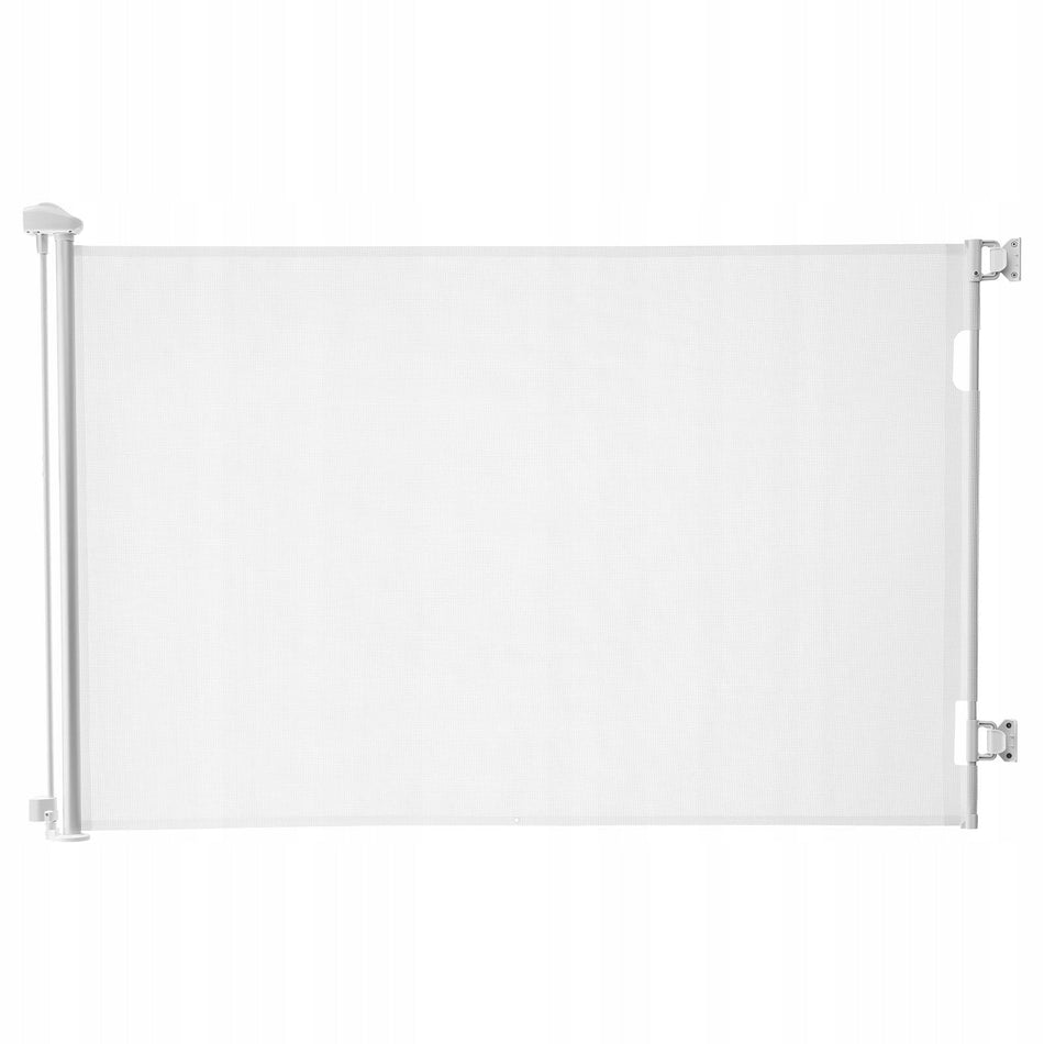 VEVOR FOLDABLE GATE FOR CHILDREN AND DOGS, EXTENDABLE UP TO 145 CM, STRONG, WHITE