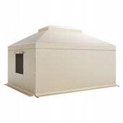 VEVOR WINTER GAZEBO COVER 3.66X4.87M TWO-TIER WATERPROOF BEIGE