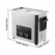 PROFESSIONAL VEVOR ULTRASONIC CLEANER 6L 40KHZ STAINLESS STEEL TIMER