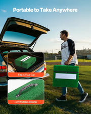 VEVOR 195 CM GREEN PROFESSIONAL PORTABLE BASEBALL PITCHING MOUND