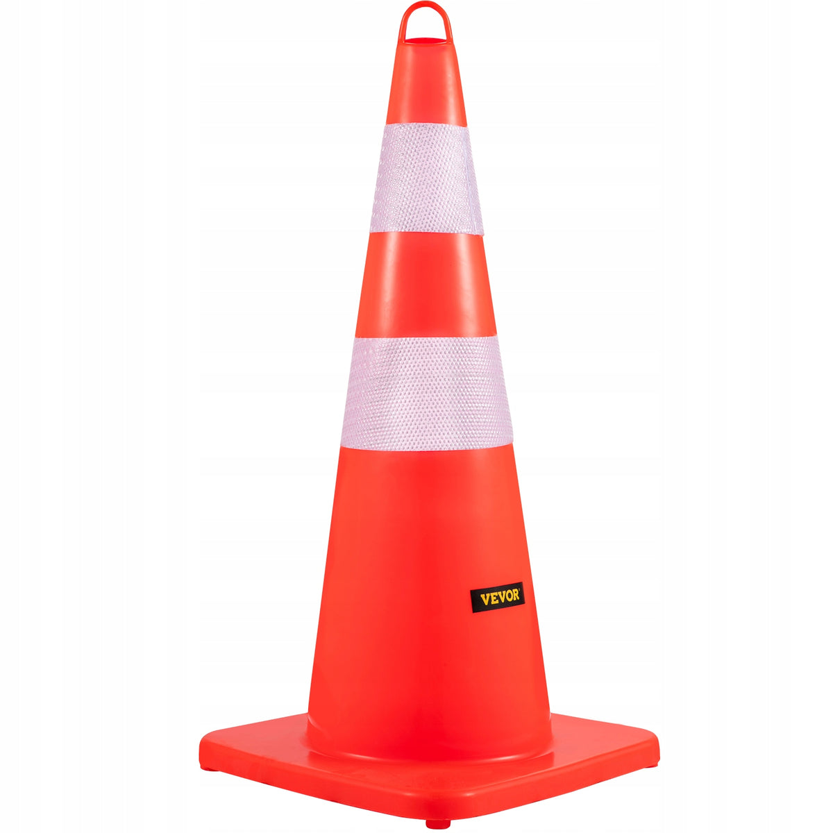 VEVOR 2-Piece Safety Cone 28 Inch PVC Traffic Cone