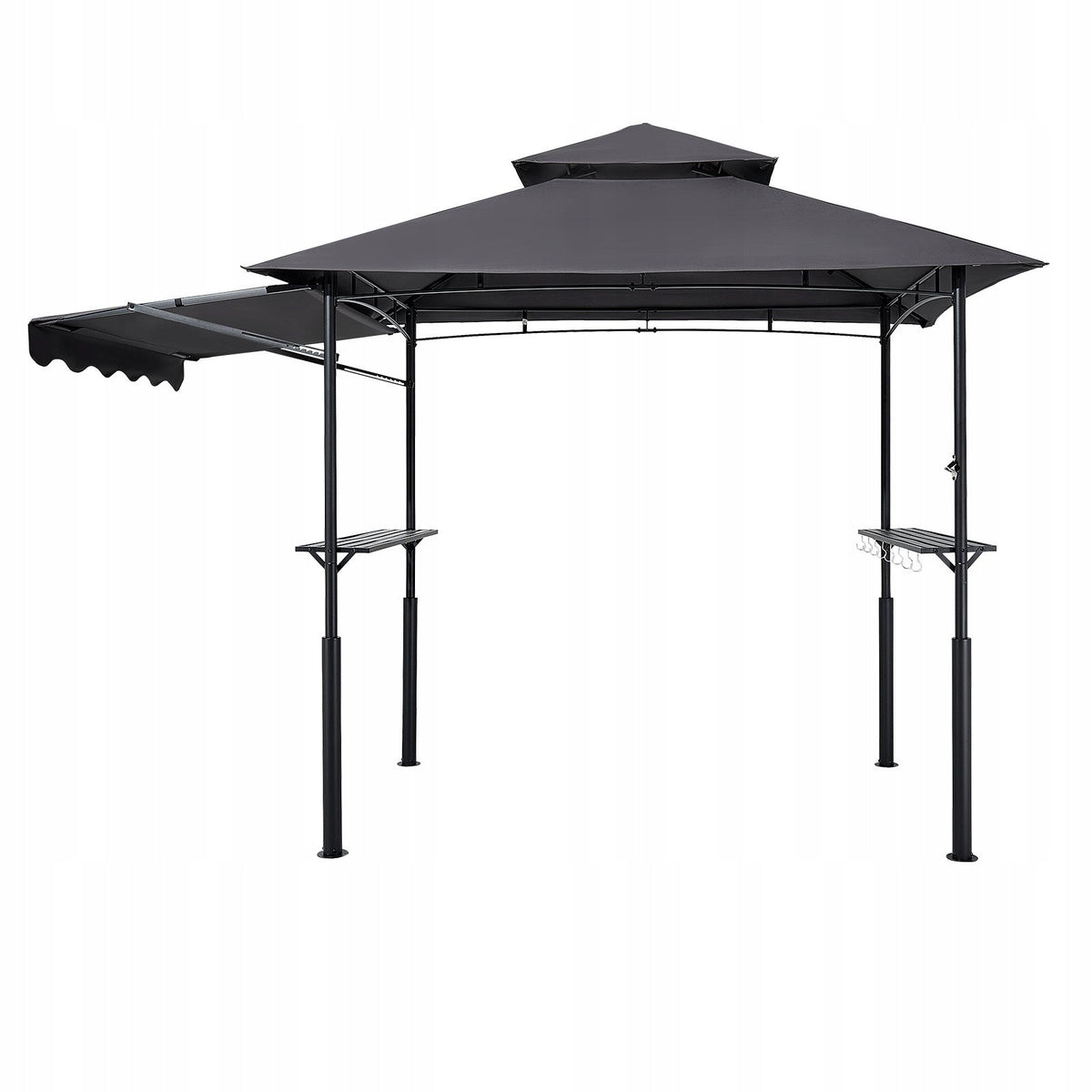 VEVOR BBQ GARDEN GAZEBO 2430X1500X2500 MM TWO-TIER BBQ SHELTER