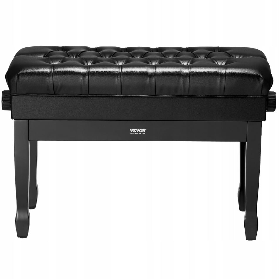 VEVOR ADJUSTABLE PIANO BENCH 750X360X515MM STRONG PIANO CHAIR