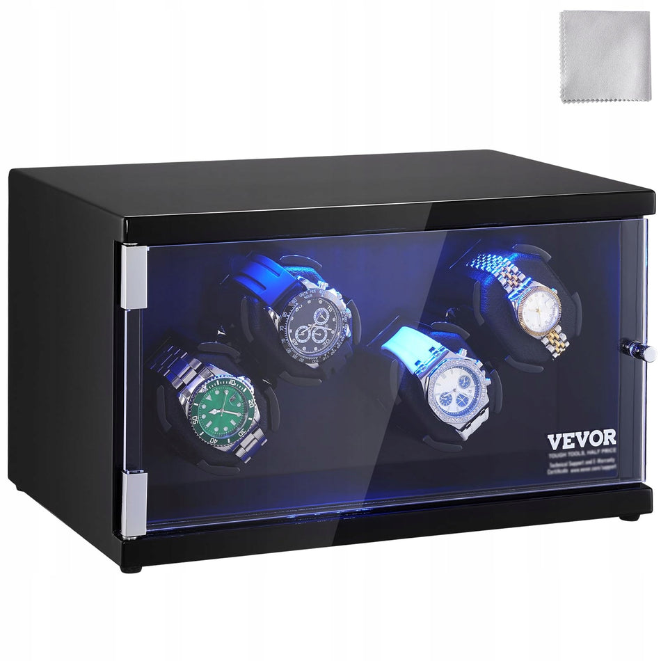 VEVOR PROFESSIONAL WATCH WINDER FOR 4 AUTOMATIC WATCHES