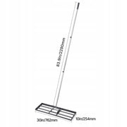 VEVOR 213 CM PROFESSIONAL LAWN RAKE WITH HANDLE AND BASE