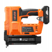VEVOR 2-IN-1 PROFESSIONAL CORDLESS BRAD NAILER 18GA 20V 100 NAILS