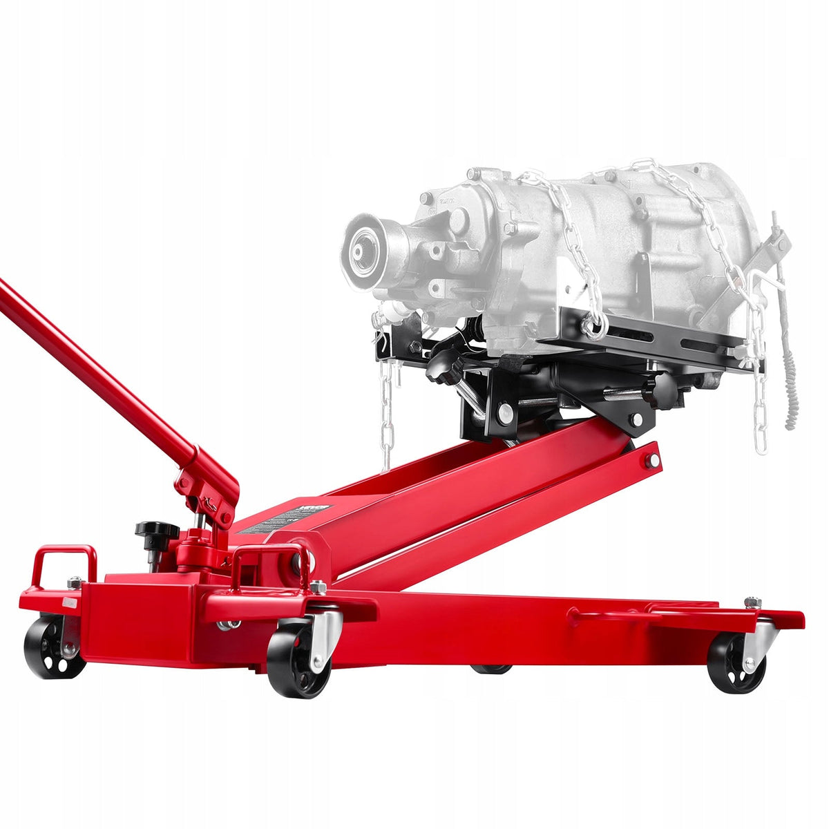VEVOR 1T HYDRAULIC LOW PROFILE CAR JACK WITH CAST IRON WHEELS