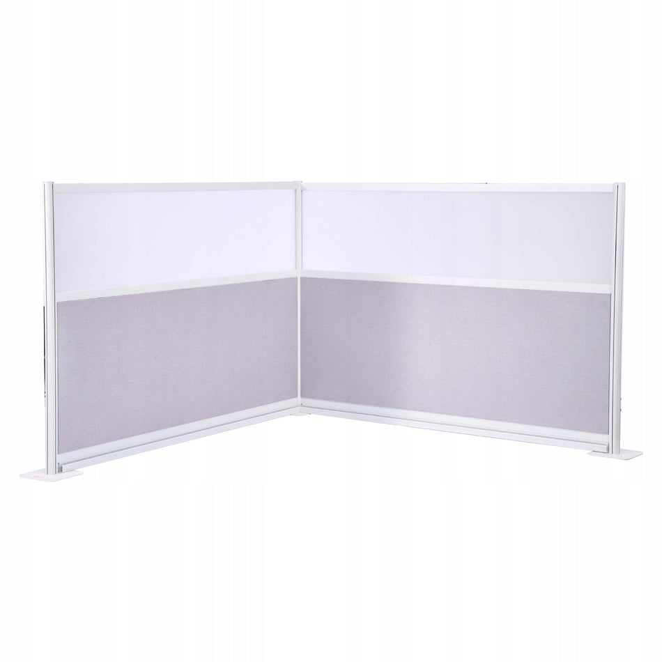 VEVOR 2PCS 72X48 PARTITION SCREENS PRIVACY FROSTED WINDOWS ALUMINUM PET