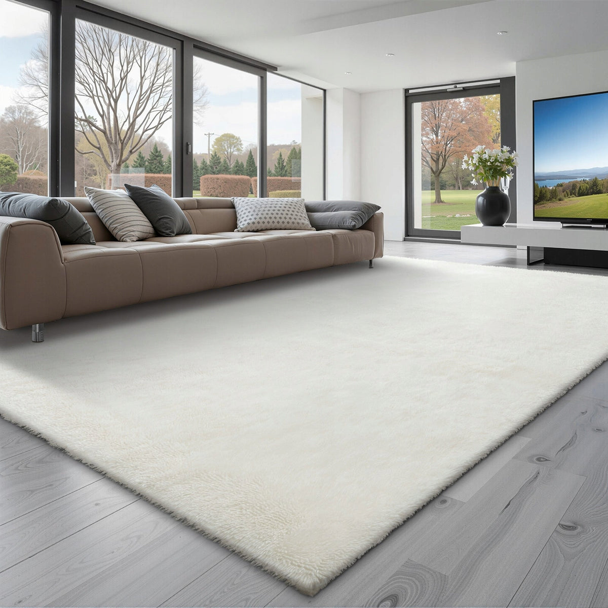 VEVOR LONG PILE CARPET 3048X2438 MM PLUSH STRONG COMFORTABLE FOR