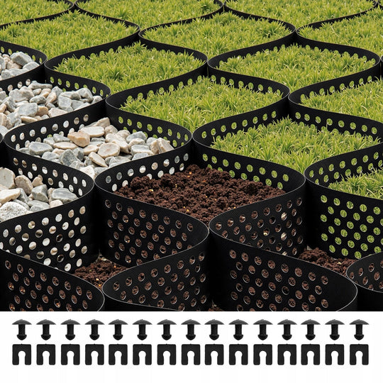 VEVOR GRAVEL GRID 100 MM LAWN GRATE 5200X2700 MM STRONG AND DURABLE