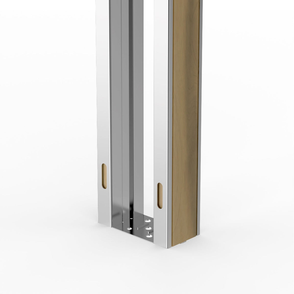 VEVOR SLIDING DOOR FRAME KIT 610-762MM SOFT CLOSE STEEL