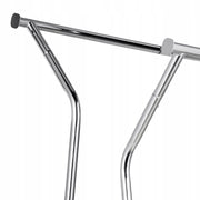 VEVOR CLOTHES RACK ON WHEELS 2 BARS BASKET ADJUSTABLE STRONG