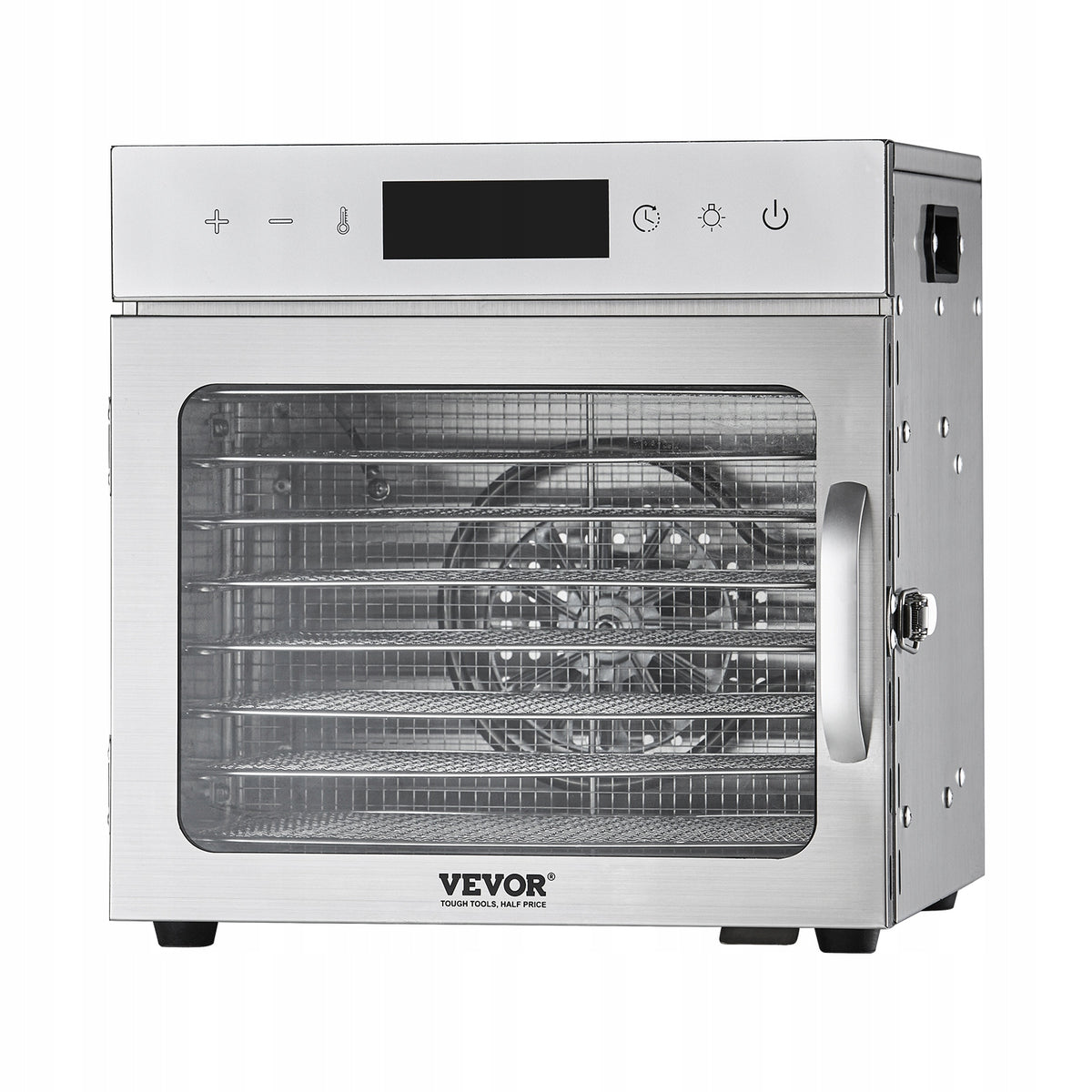 VEVOR FOOD DEHYDRATOR 8 TRAY STAINLESS STEEL 400W ELECTRIC TIMER