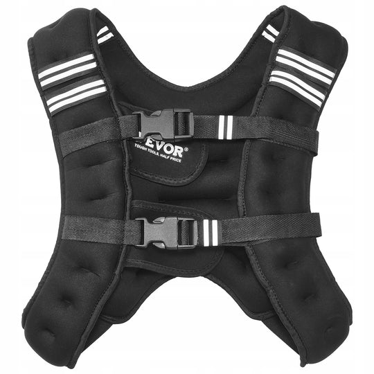 VEVOR WEIGHTED VEST 5-4 KG ADJUSTABLE WITH REFLECTIVE STRIP