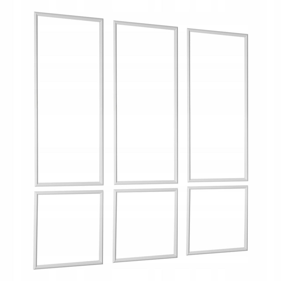 VEVOR 3-PIECE WALL STRIP SET 61X61 AND 61X138 CM WHITE PREMIUM