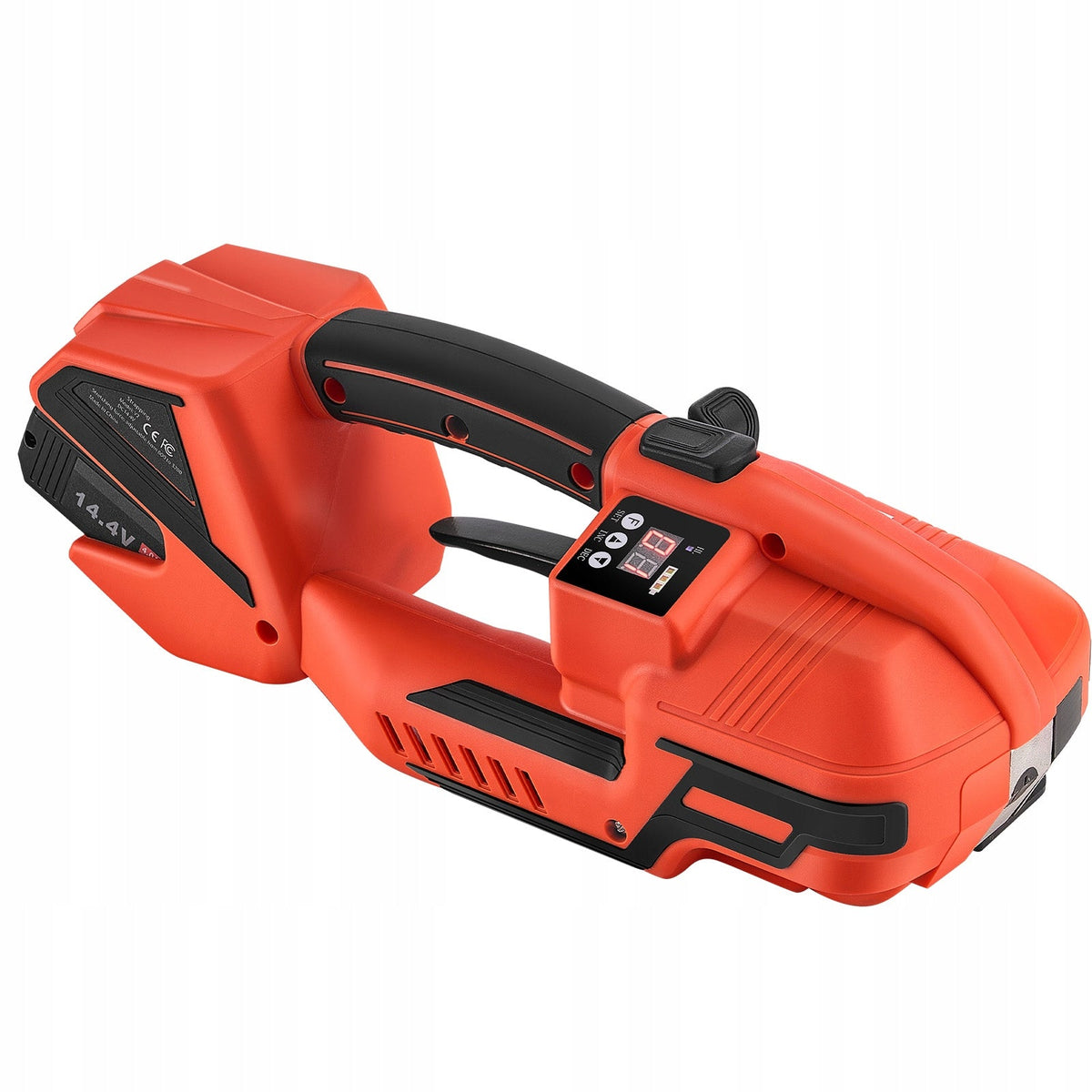 VEVOR BATTERY-POWERED STRAPPING TOOL 2X4000MAH DIGITAL PANEL