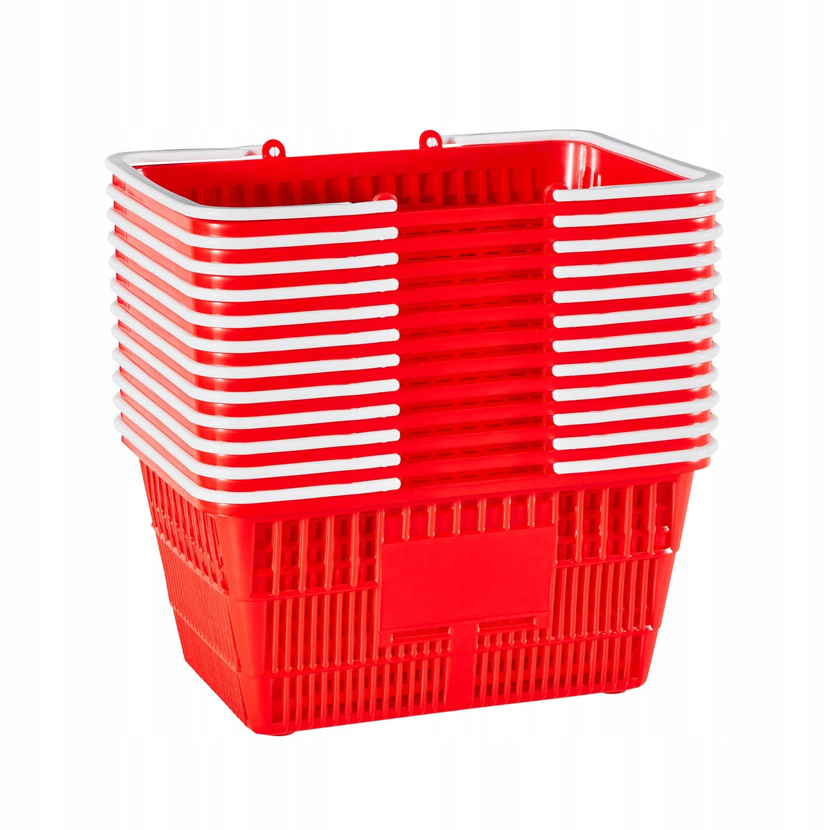 VEVOR PROFESSIONAL SET OF 12 SHOPPING BASKETS 21L PLASTIC PE