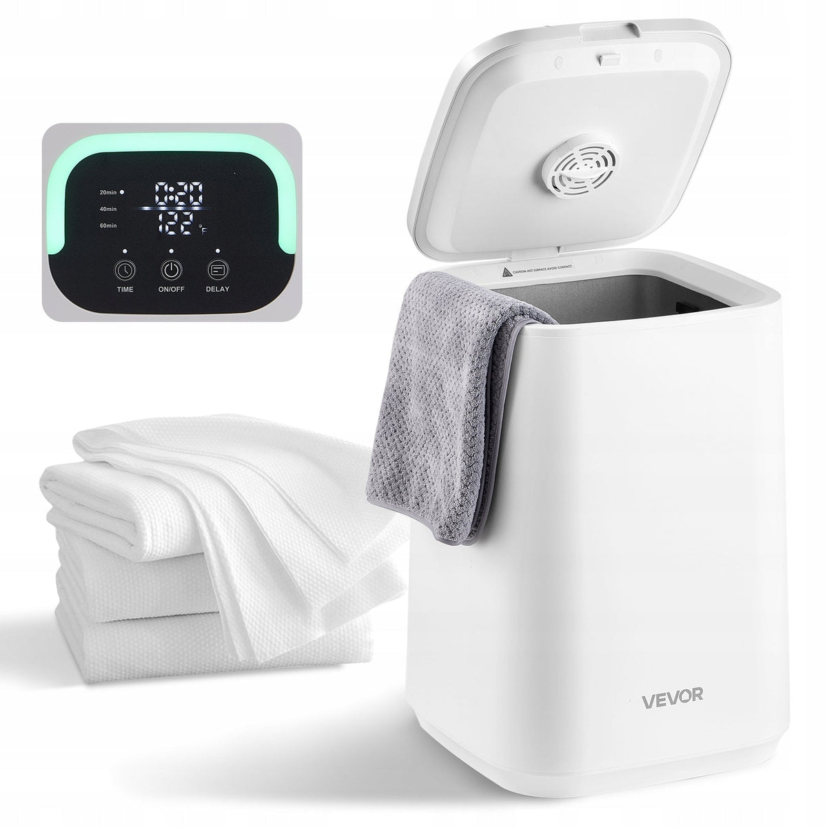 VEVOR TOWEL WARMER 20L WITH LED TIMER SAFE AND LARGE