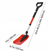 PROFESSIONAL SNOW SHOVEL VEVOR 22 CM ADJUSTABLE FOLDABLE ALUMINUM