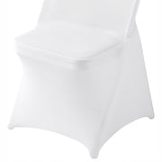 VEVOR CHAIR COVERS 150 PCS ELASTIC WHITE SPANDEX FOR WEDDINGS