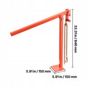 VEVOR POST PULLER T 812 8MM HEAVY DUTY POST REMOVAL TOOL