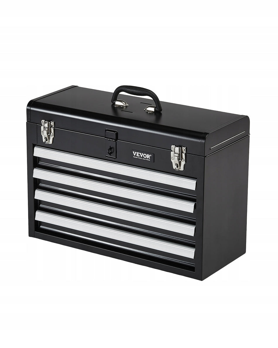 VEVOR Professional Tool Box 520x218x361 mm with 4 Drawers
