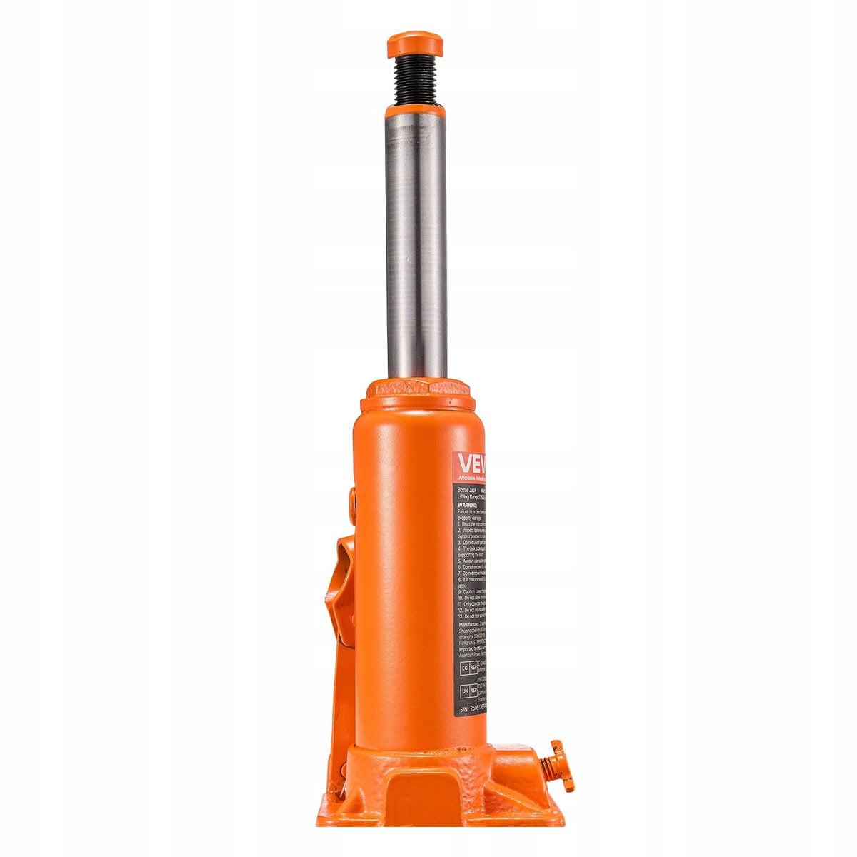 VEVOR 4T HYDRAULIC BOTTLE JACK POWERFUL COMPACT VALVE