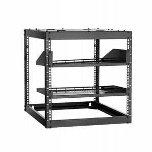 VEVOR 10U Open Frame Server Rack 585mm Deep Strong Steel Frame