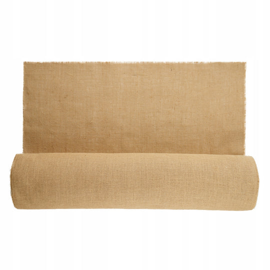 VEVOR JUTE FABRIC ROLL 40X150FT 50X50 DENSITY NATURAL SOLID