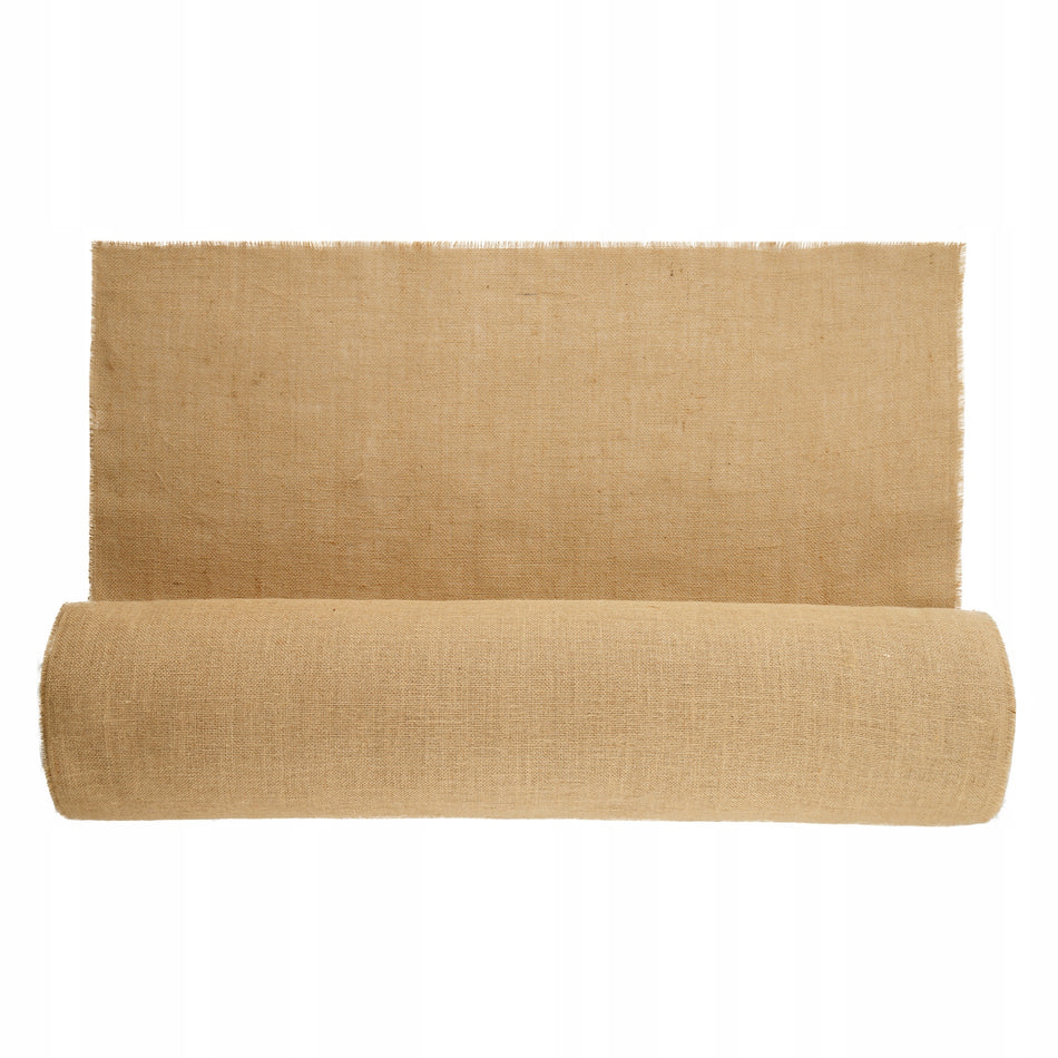 VEVOR JUTE FABRIC ROLL 40X150FT 50X50 DENSITY NATURAL SOLID