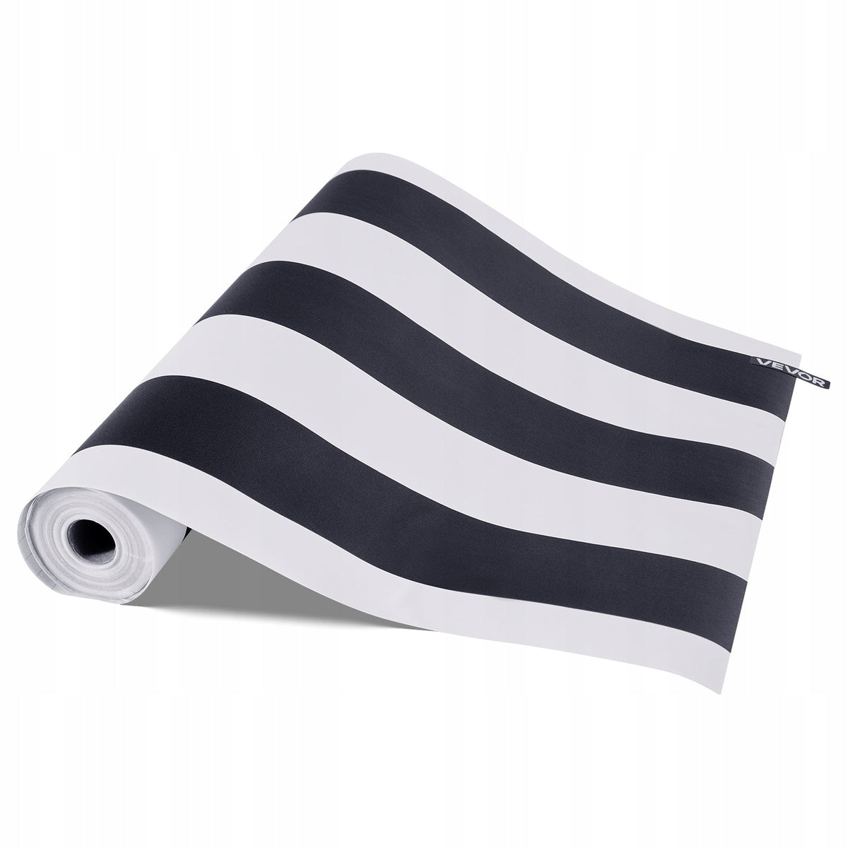 VEVOR SELF-ADHESIVE WALLPAPER 45CM X 15M BLACK AND WHITE GEOMETRIC PREMIUM PVC