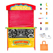 VEVOR WOODEN 2-IN-1 SHOP PUPPET THEATER PREMIUM CURTAINS MDF