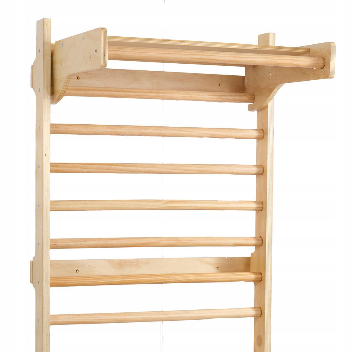 VEVOR WOODEN ROPE LADDER 15 STEPS FOR PLAYGROUND CLIMBING STURDY