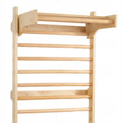 VEVOR WOODEN ROPE LADDER 15 STEPS FOR PLAYGROUND CLIMBING STURDY