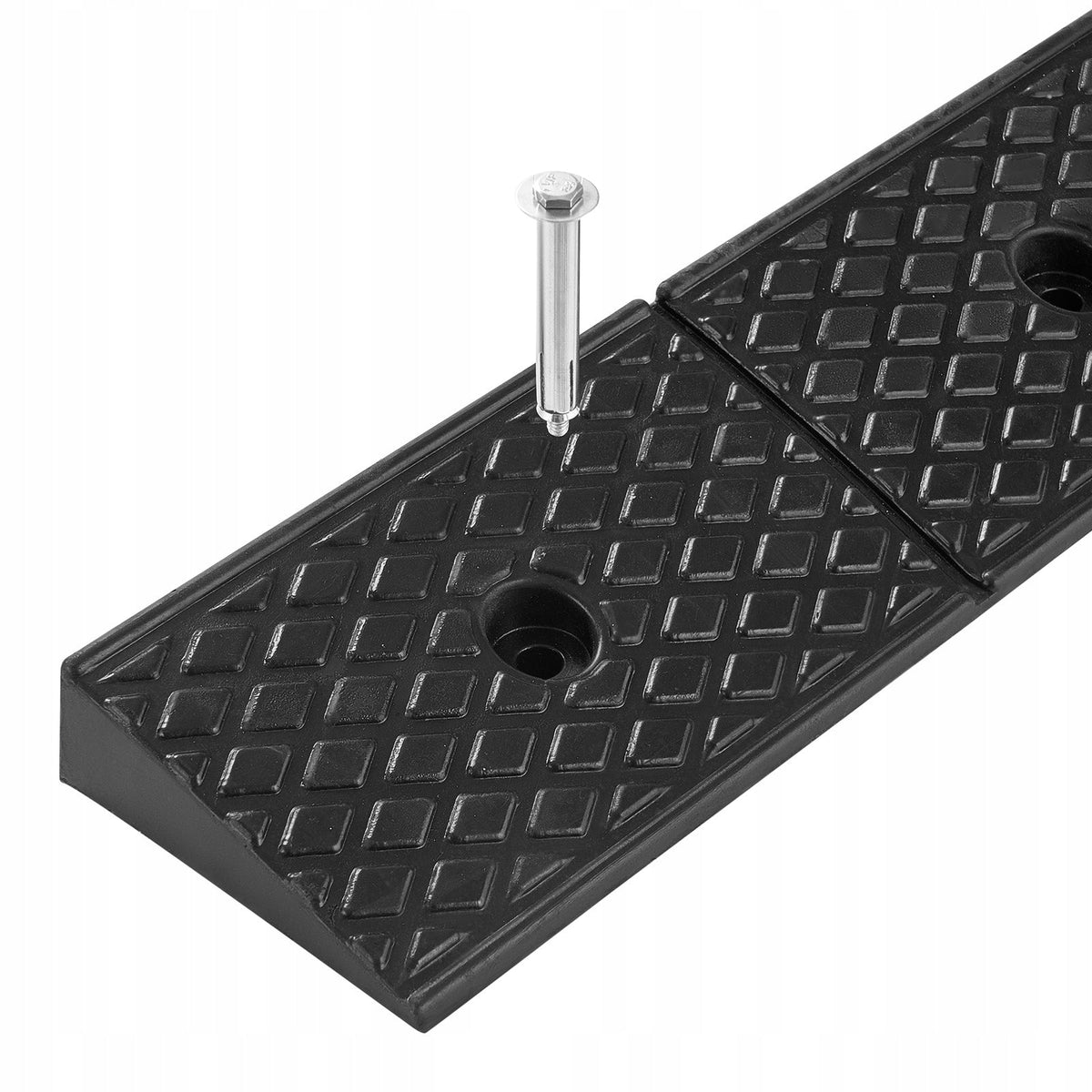 VEVOR RUBBER CURB RAMP 15 TON 2-INCH HEAVY DUTY RAMP 2 PIECES