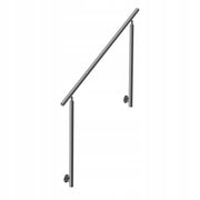 VEVOR OUTDOOR STAIR RAILING 150 CM STAINLESS STEEL ADJUSTABLE STRONG