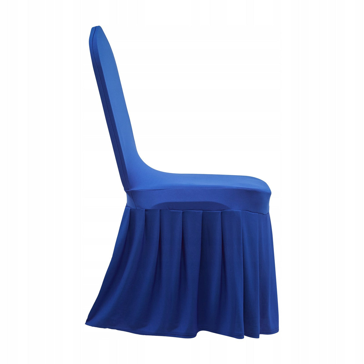 VEVOR 30 CHAIR COVERS BLUE ELASTIC WASHABLE FLAT FRONT