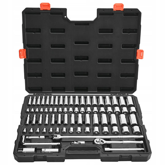 VEVOR 76-Piece Socket Wrench Set 9.5mm Premium Ratchet