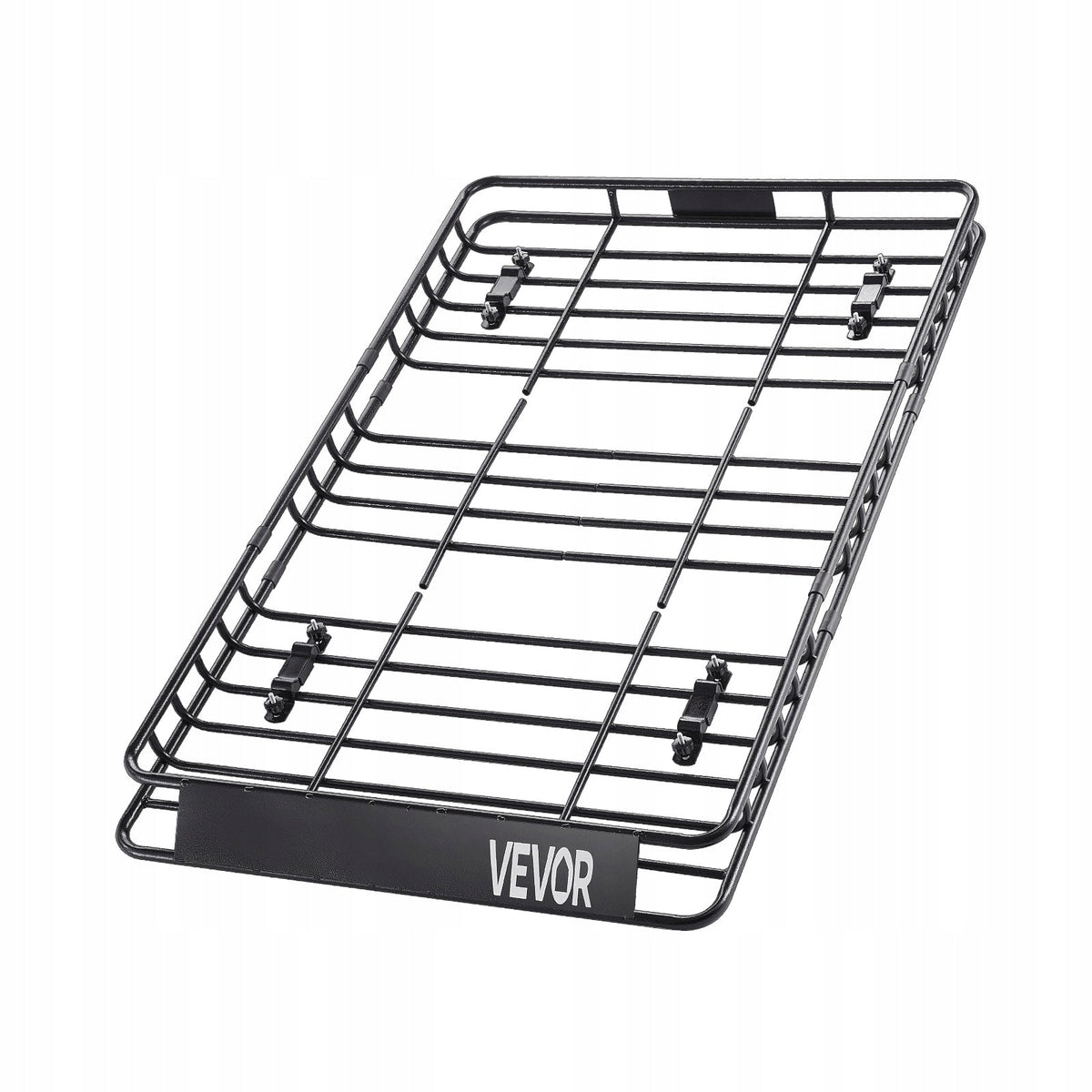 VEVOR HEAVY-DUTY ROOF BASKET 1625X990X105MM WITH WATERPROOF BAG AND NET