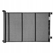 VEVOR EXPANDABLE PET AND BABY GATE 515 CM STRONG BLACK MESH