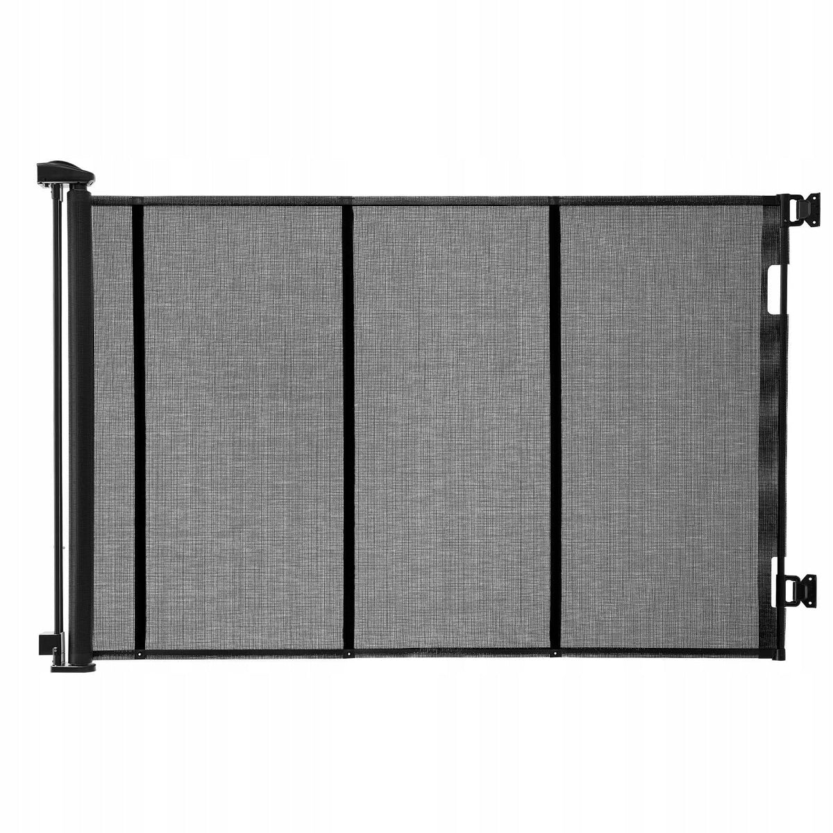 VEVOR EXPANDABLE PET AND BABY GATE 515 CM STRONG BLACK MESH