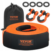 VEVOR 85 MM X 9 M TOWING KIT 16329 KG WINCH STRAP HEAVY-DUTY TREE