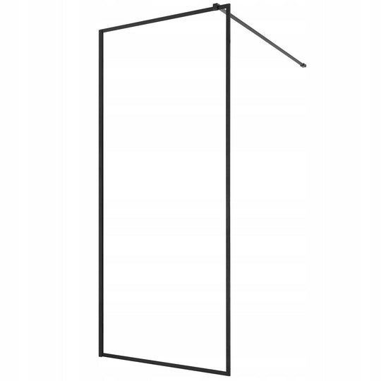 VEVOR FIXED GLASS SHOWER SCREEN 864X1870MM FRAMELESS 8MM PREMIUM