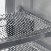 VEVOR 901L 4-TIER COMMERCIAL REFRIGERATED DISPLAY CASE WITH LED LIGHTING, HEAVY DUTY STEEL